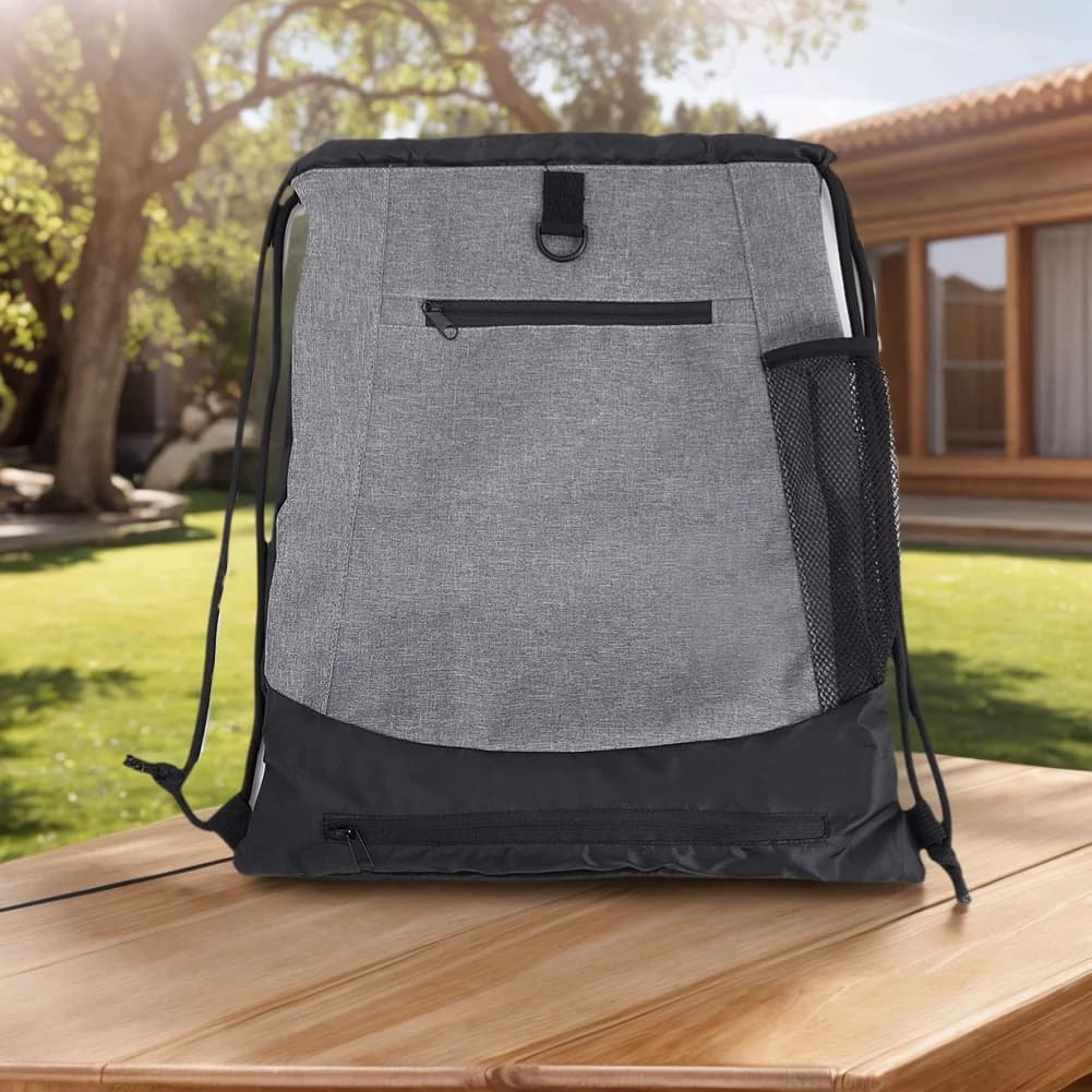 Basketball backpack with drawstring and removable mesh bag, folding football backpack, large capacity sports bag, travel bag