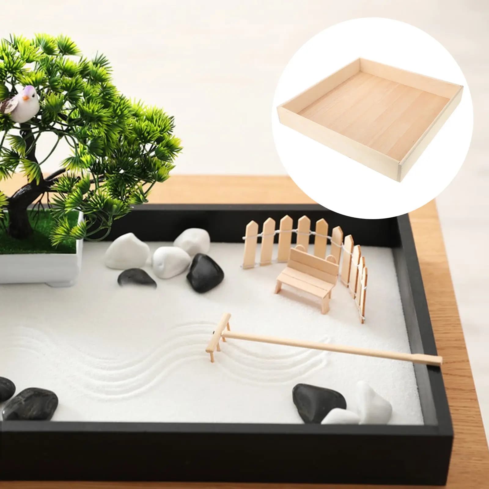 Sand Table Toys Outdoor Sandbox Play Tray Activity Beige Toddler Plaything