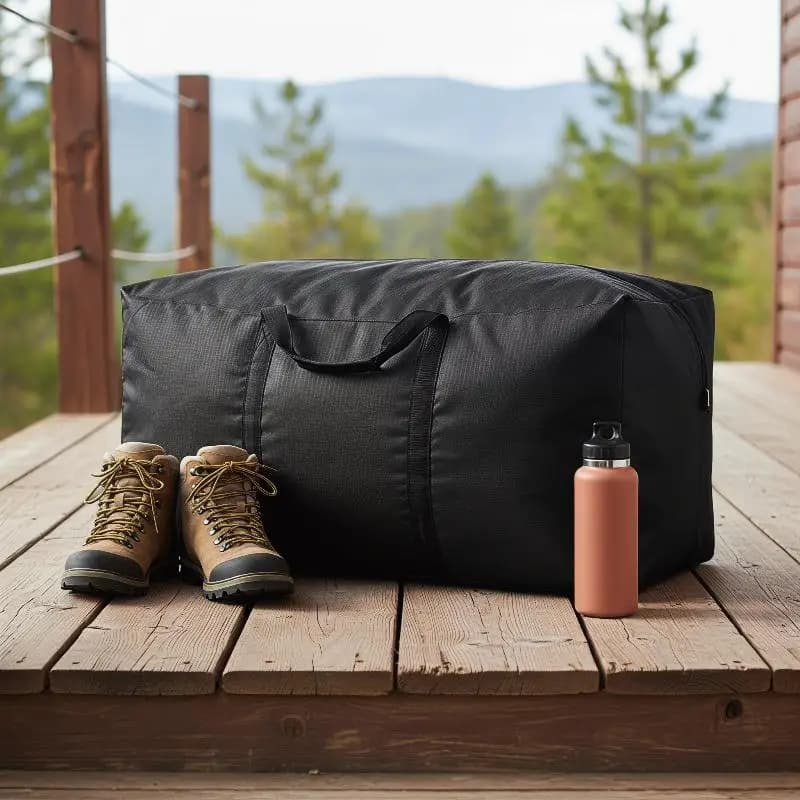 Borsa portaoggetti extra impermeabile in tessuto non tessuto, nuova borsa da campeggio per bagagli, organizer per lavanderia e shopping, cubo portaoggetti per la casa