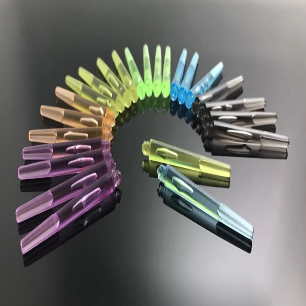 Accessories 45mm/35mm Dart Tip Replacement 4.5mm Screw Thread with Stainless Steel O Ring Darts Shafts Transparent Dart Stems