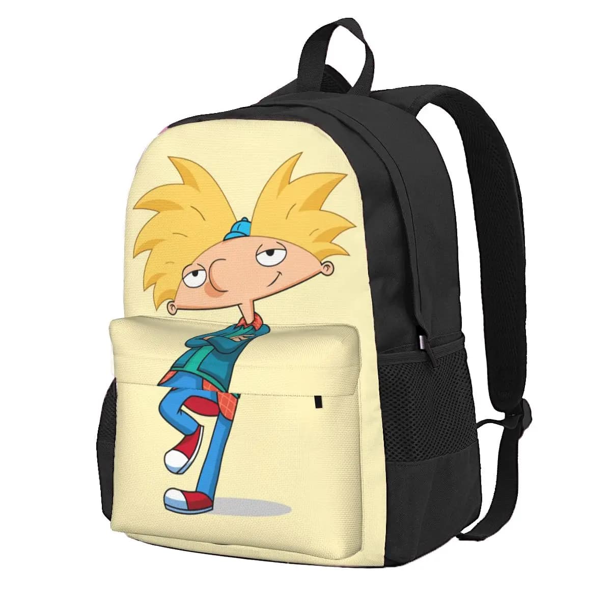 Arnold Yellow Butter Cartoon Zaino per studenti Borsa da scuola Zaino da viaggio per uomo e donna Borsa a tracolla alla moda