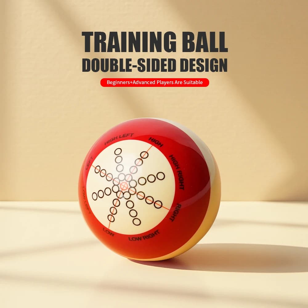 1PC Standard Billiard Pool Ball 2-1/4"(57.2mm) Training Cue Ball Snooker Practice Assist Accessory