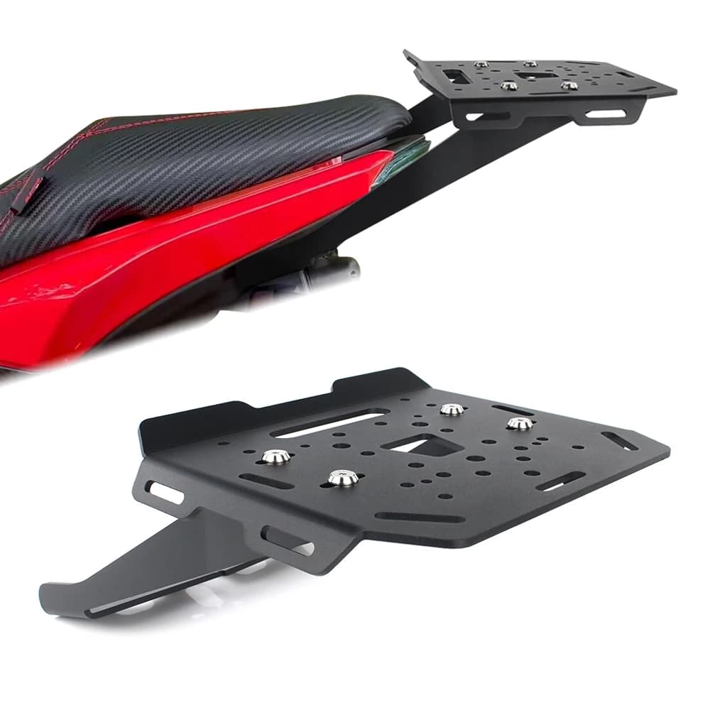 Portapacchi Posteriore Moto Supporto Bauletto per Kawasaki Z125 / Z125 Pro 2016 2017 2018 2019-2025