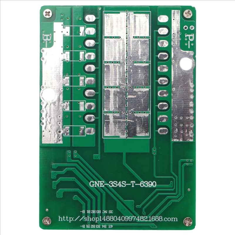 Scheda di protezione del caricabatteria al litio Li-Iron 10X 4S 12V 800A BMS con bilanciamento della batteria di alimentazione