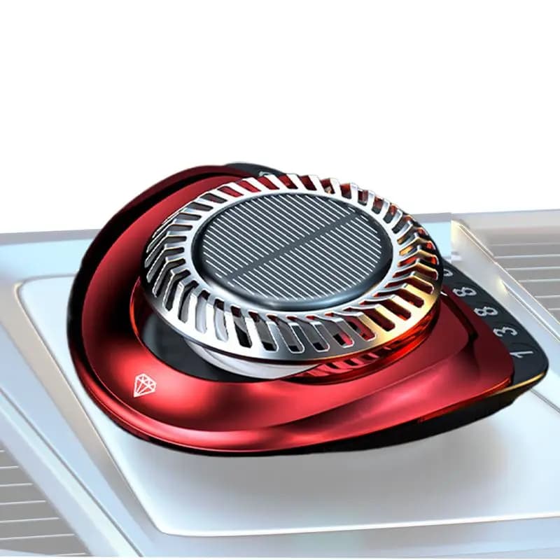 Deodorant for Solar Car Deodorants for Creative Cars Long-Term Parking Number Design Rotating Perfume Diffuser For Odor Removal