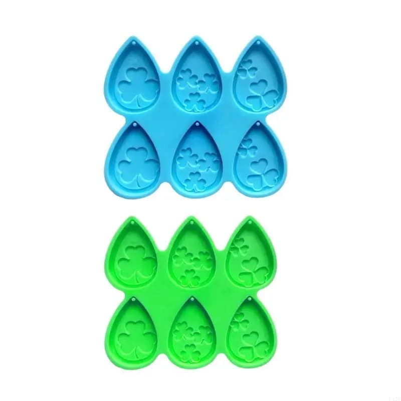 Trifoglio stampo in silicone stampo epossidico stampi resina acquerello gioielli per le orecchie da taglio stampo stamping