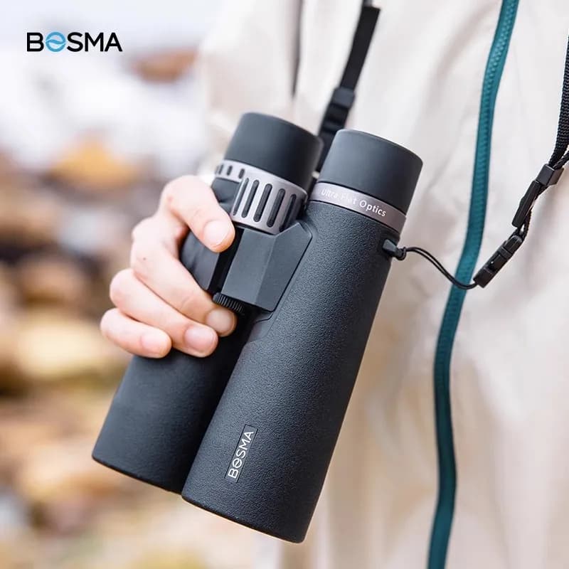Binocolo BOSMA Optimistic III 8x42 10x42 10x50 12x50ED con doppio campo piatto