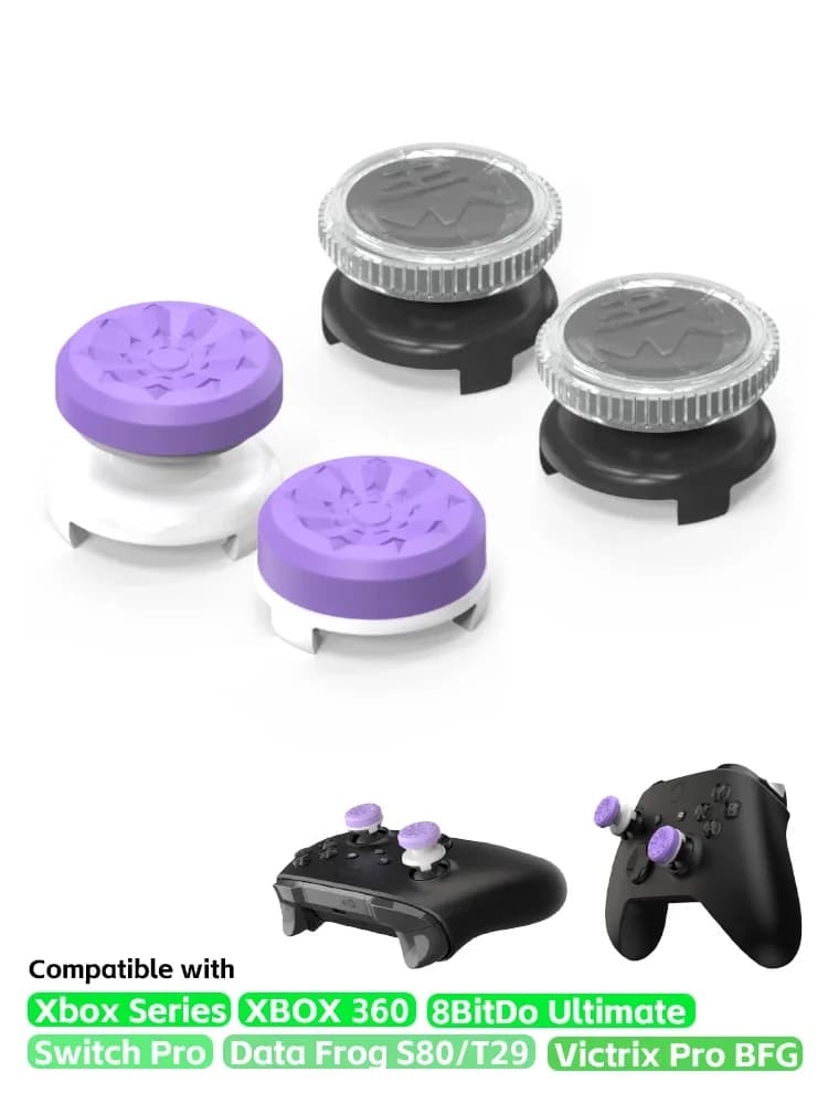 Manopole per pollice FPS Galaxy per Xbox One Switch Pro 8BitDo Ultimate Controller Cappucci per joystick a vita alta