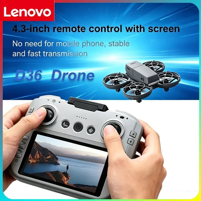 Lenovo D36 2026 Nuovo Quadricottero 4K 8K Doppia Lente 5G GPS Stabile con Motore Brushless Pieghevole Drone Aereo