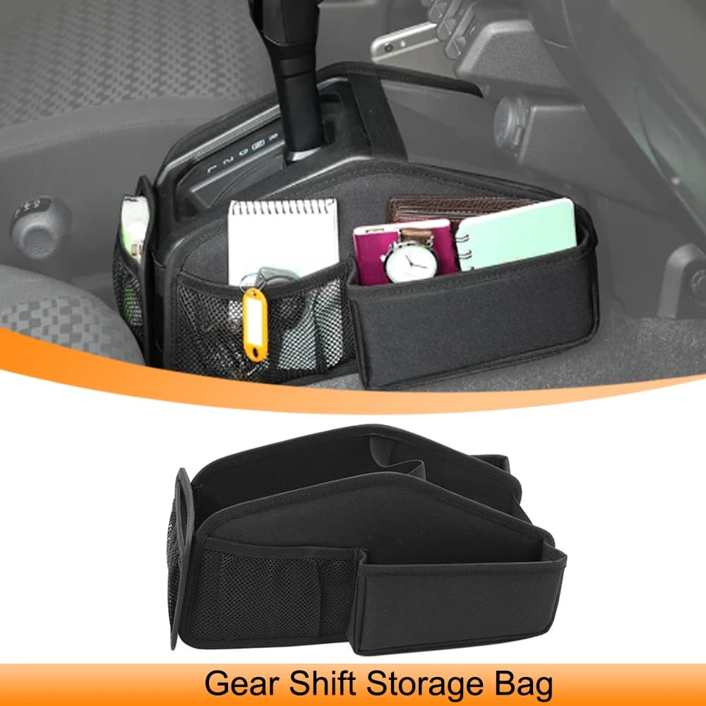 Auto Gear Shift Storage Bag Organizer Vassoio per Suzuki Jimny JB64 JB74 2019 2020 2021-2025 Stivaggio Riordino Accessori Interni