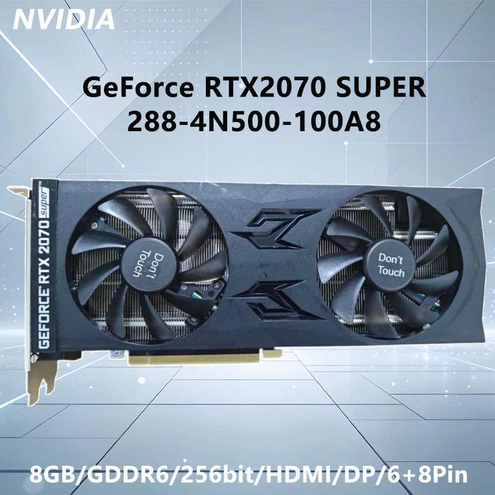 Scheda Grafica ZOTAC RTX 2070 SUPER 8GB 288-4N500-100A8 GDDR6 256-bit PCI-E 3.0 HDMI DP Doppia Ventola per PC Desktop