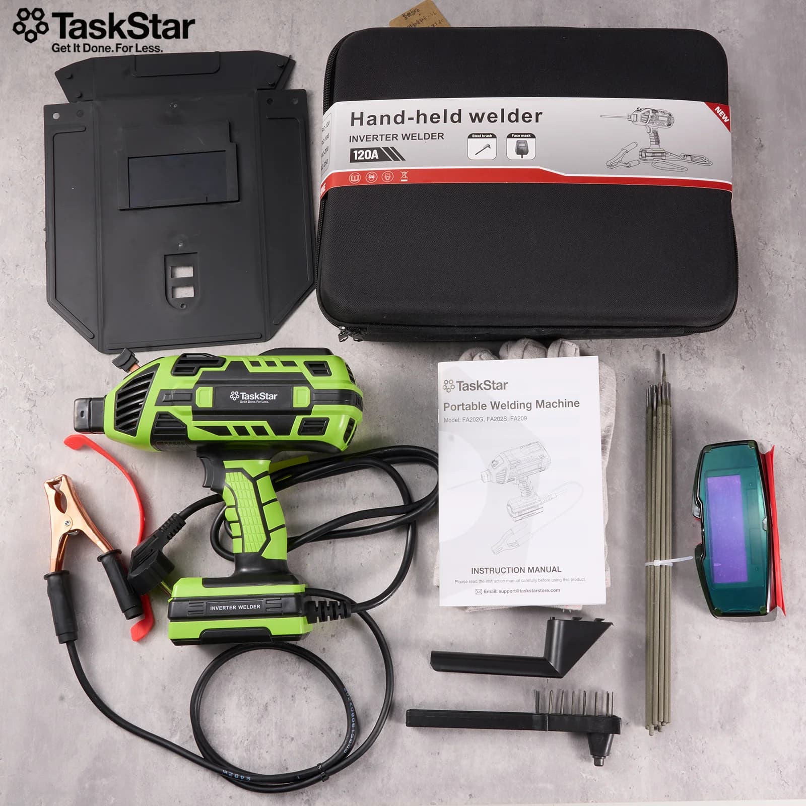 Saldatrice portatile Taskstar Pistola saldatore ad arco 20-120A Saldatore portatile IGBT