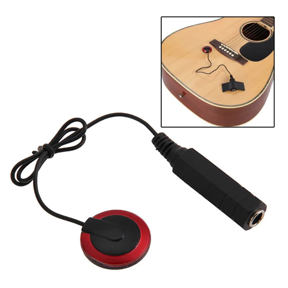 Set di Pickup per Chitarra, Trasduttore Multifunzione per Strumenti Acustici, per Chitarra Folk, Banjo, Ukulele, Accessori