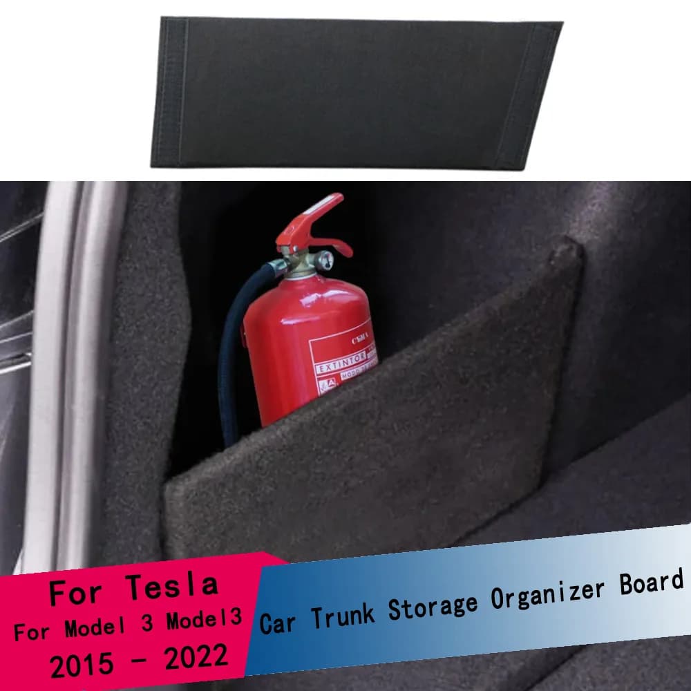 Organizer per Bagagliaio Auto per Tesla Model 3 2015-2022, 1 Pezzo, Divisorio per Bagagliaio, Scatola di Stoccaggio Separata, Accessori