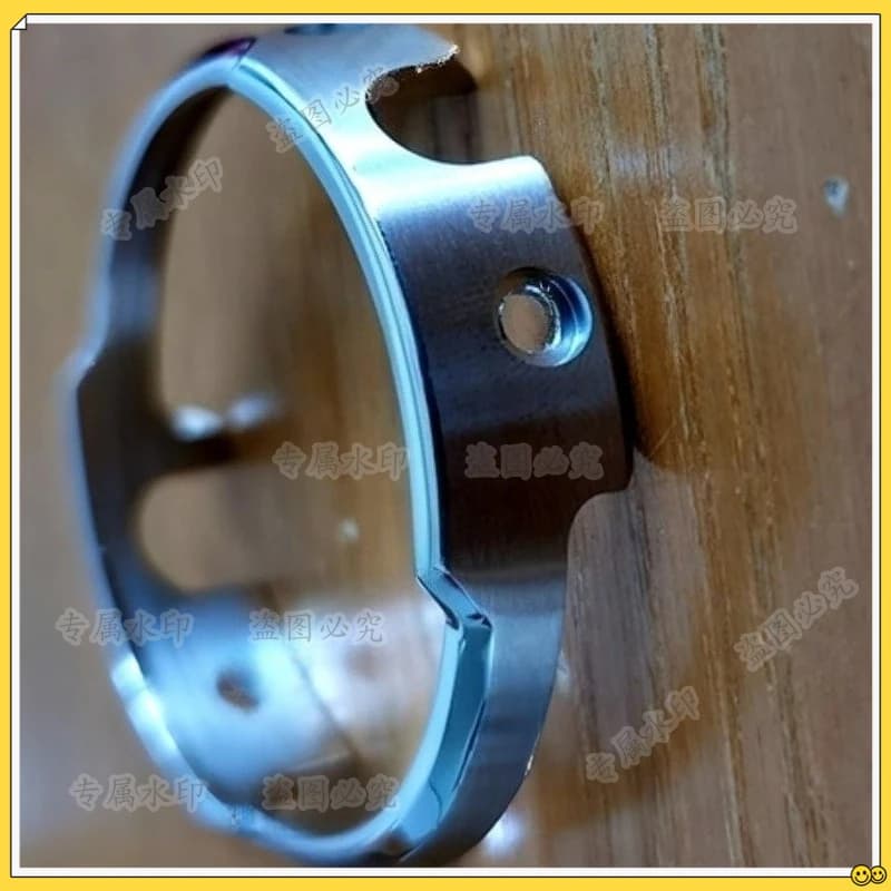 Accessori Modificati SNJ025P1 SNJ027P1, Anello di Protezione Sostitutivo in Acciaio Inossidabile per Orologio Subacqueo, Dimensione 47,7mm