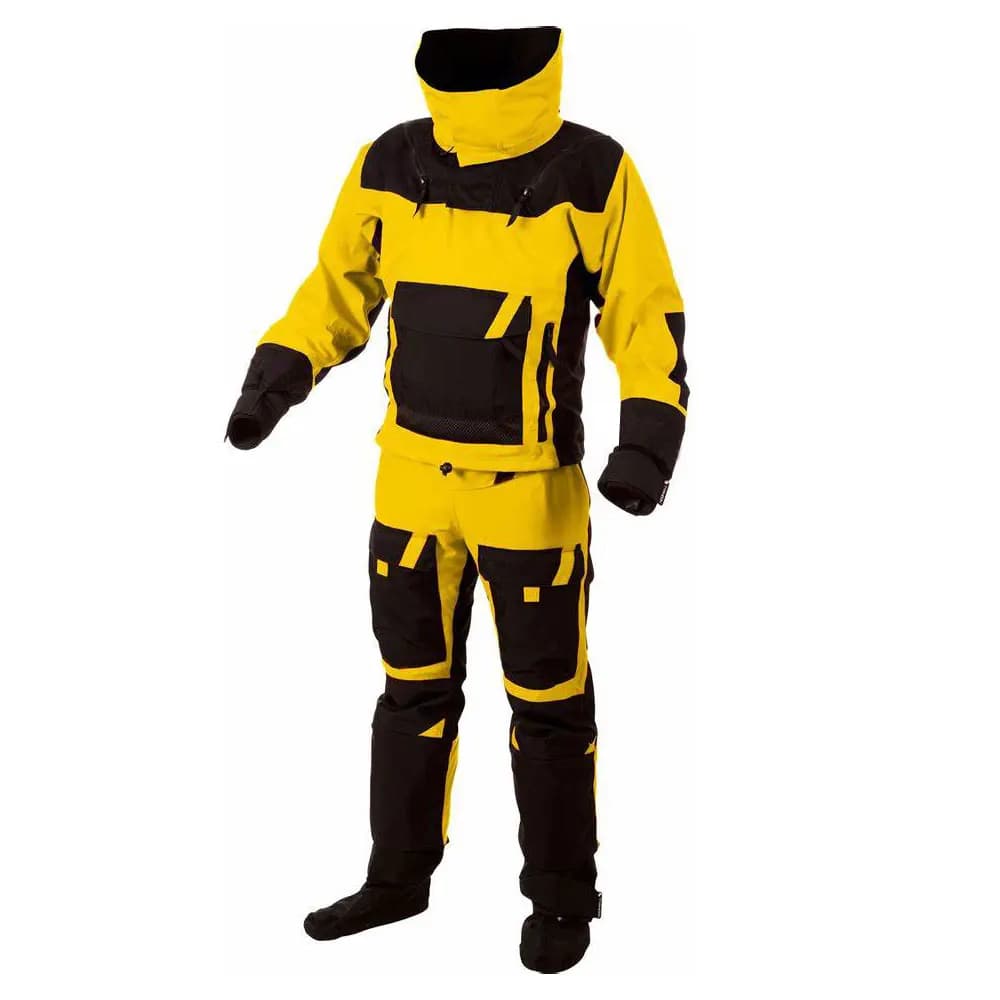 Giacca e pantaloni impermeabili 2 In 1 tute asciutte Separate interruttore/asciugabiancheria con cerniera con sigillo In lattice per canoa In kayak pagaia Offshore