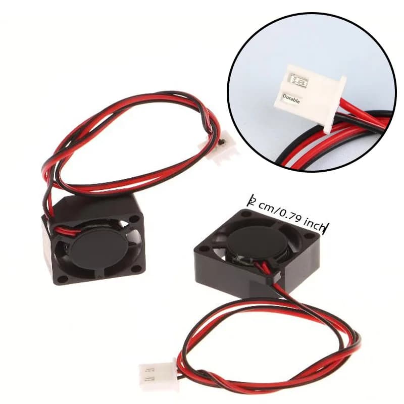 Ventola di raffreddamento brushless 20x20mm in ABS da 1/4 pezzi, 5V DC, silenziosa, per drone, luce LED, macchina per aromaterapia, motore