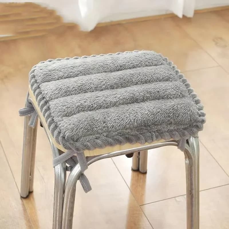 Four Seasons Universal Dining Chair Anti-slip Mats Modern Style Solid Color Household Footwear Seat for Office Computer Chair
