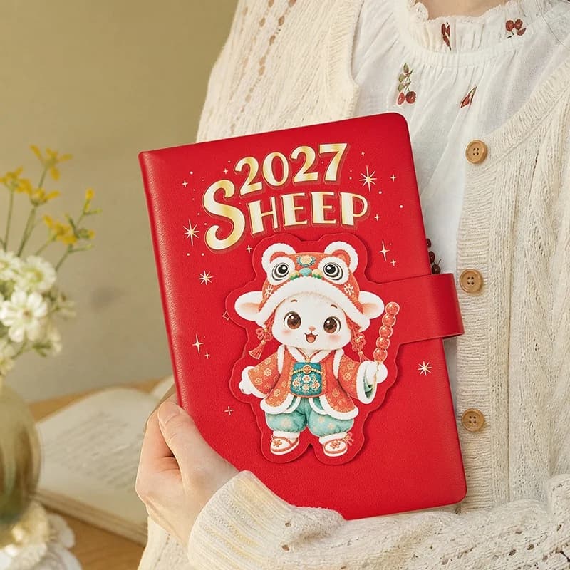Agenda 2027 Planner Stationery Organizer Notebook Calendar Diary A5 Journal Chinese Note Book Bullet Notepad Sketchbook Kawaii