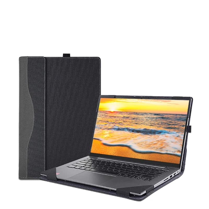 Custodia Cover per ASUS Vivobook 14 X1407 / M1407 / S14 S3407 Custodia staccabile per PC portatile da 14 pollici Custodia protettiva per stilo in pelle Regali