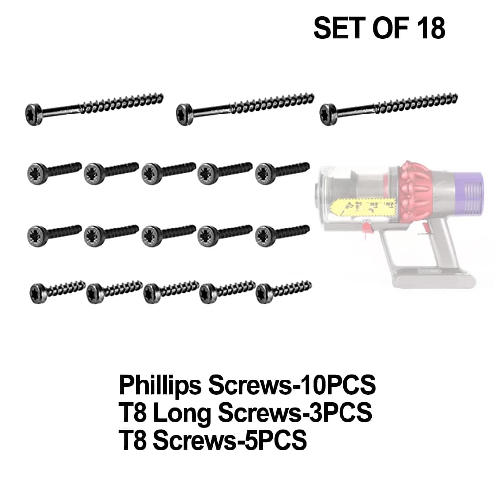 18 pz Vite per Aspirapolvere Per Dyson V6/V7/V8/V10/V11/V15/V12/DC24/DC40/DC41/DC50/DC25 Accessori per Aspirapolvere