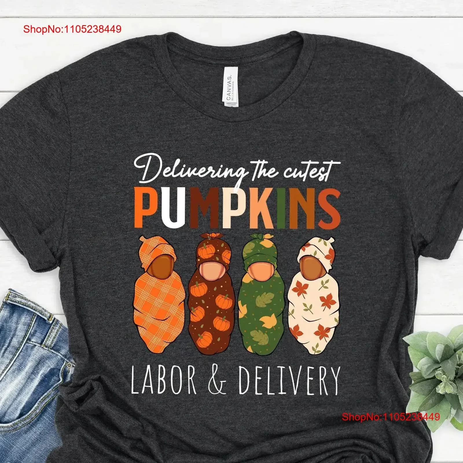 Maglietta e Maglione da Uomo per il Parto e il Post-parto, con Stampa Zucca Carina, per Infermieri NICU, NICU L D, Team di Parto, Ostetriche, Autunno Halloween