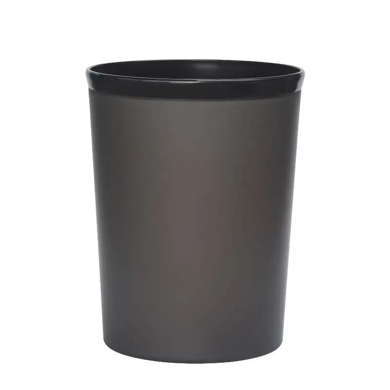 Cestino per Rifiuti in Plastica Nera Opaca