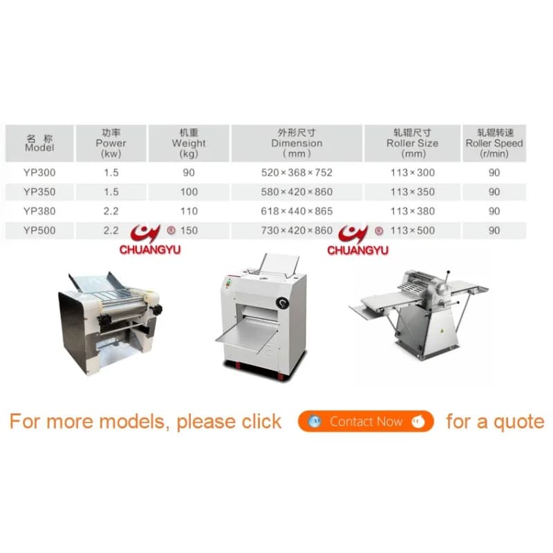 Macchina per pasta per pasta elettrica commerciale per pizza, pressa per compresse per pasta da forno