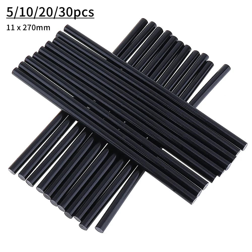 5/10/20/30 pz 11mm x 270mm Colla A Caldo Stick Nero Hot Melt Adesivo Colla Pistola Strumenti FAI DA TE per Pistola Calda Del Silicone cucina bagno articoli