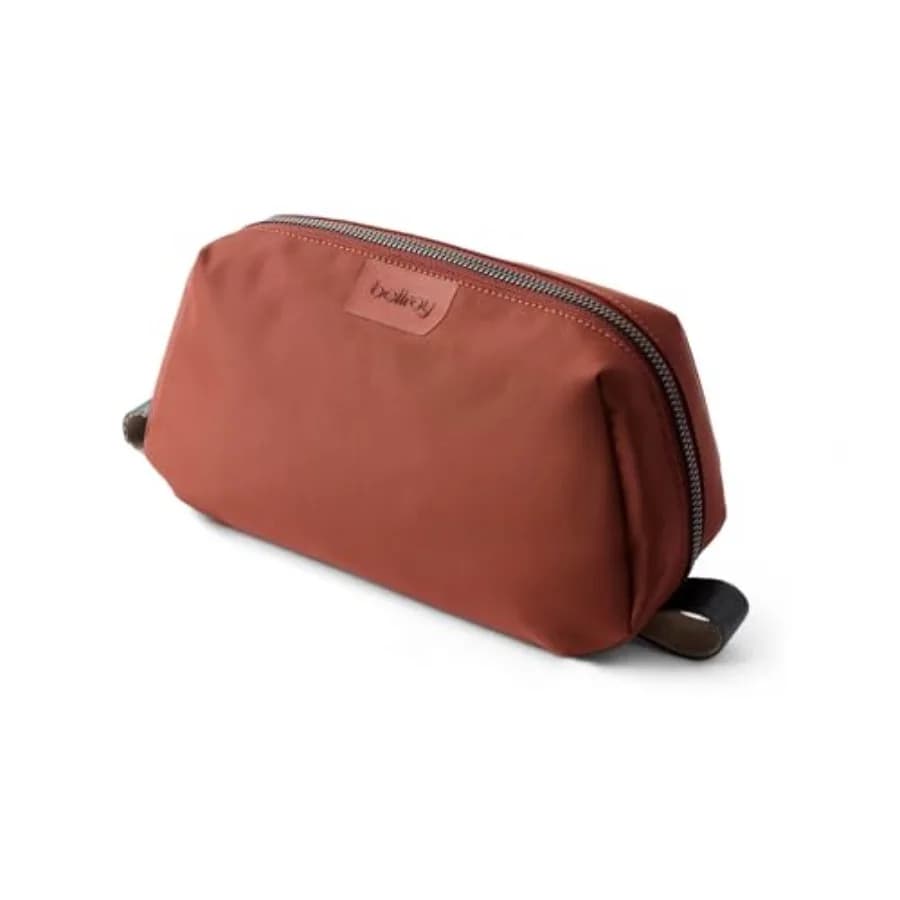 Kit da Toilette Unisex, Borsa da Toilette con Chiusura a Cerniera, Fodera Impermeabile, Custodia per Spazzolino con Chiusura Magnetica, Scomparti Interni