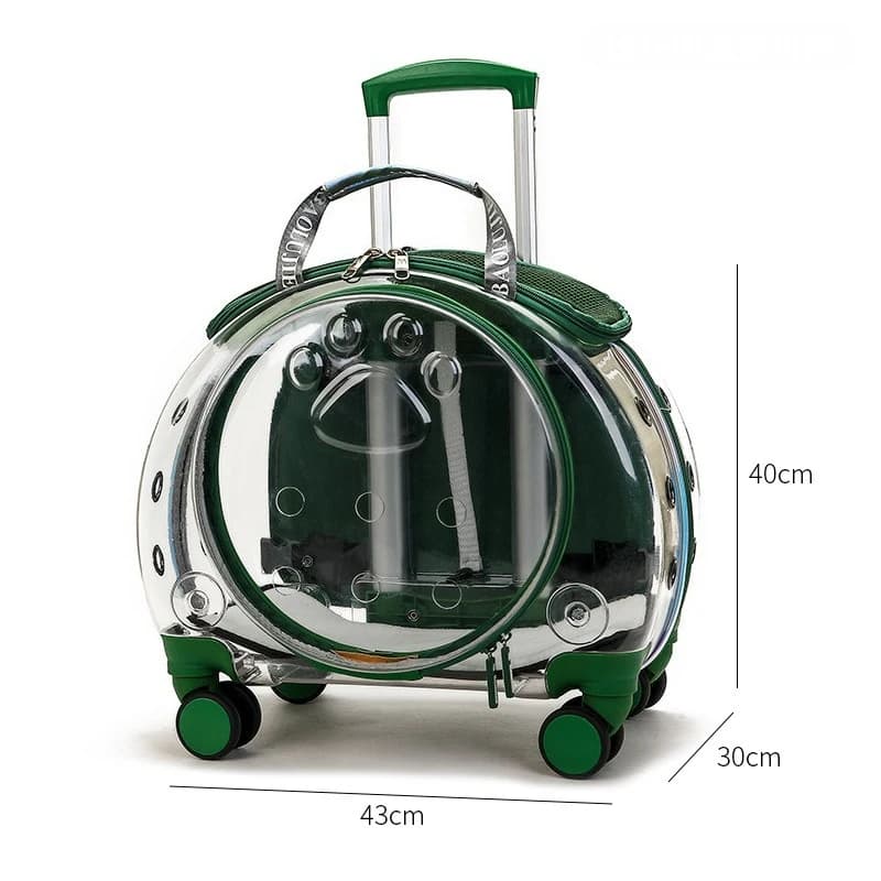 Pet Trolley Clear Shoulder Cat Bag Pack Breathable Crate for Journey Outside Portable Pet Products Supplies Carriers
