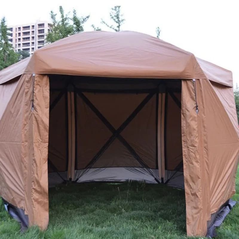 Tenda Mongola ad Apertura Automatica per Feste all'Aperto, Picnic, Escursionismo, Campeggio, Riposo Confortevole, Protezione Solare, Attrezzatura da Campeggio