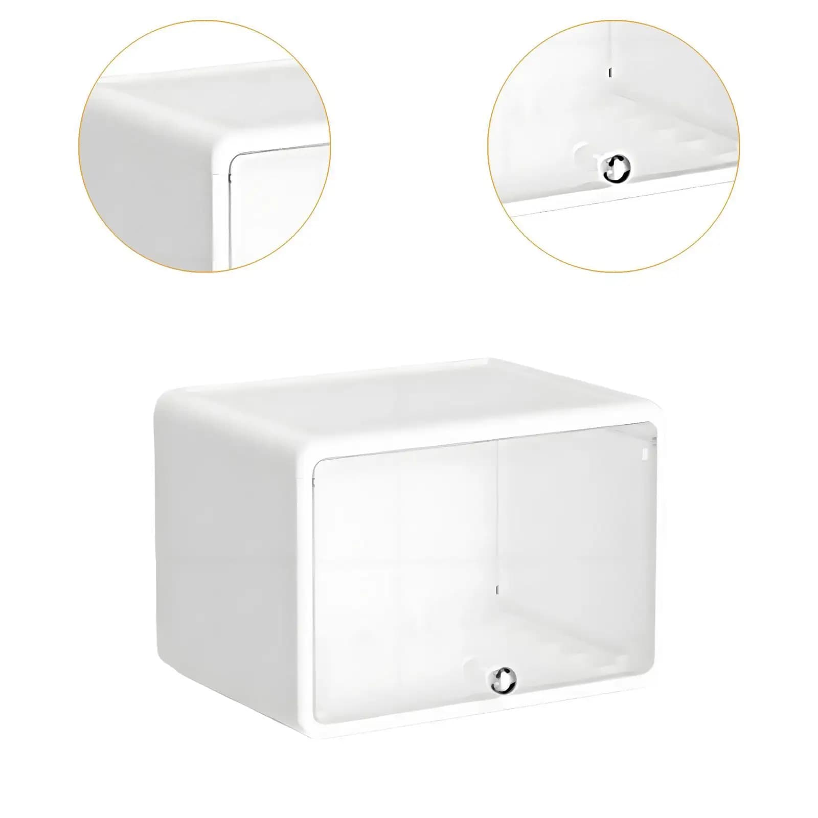 Organizer da Scrivania Multifunzione, Contenitore in Plastica Salvaspazio, Porta Documenti per Ufficio e Camera da Letto