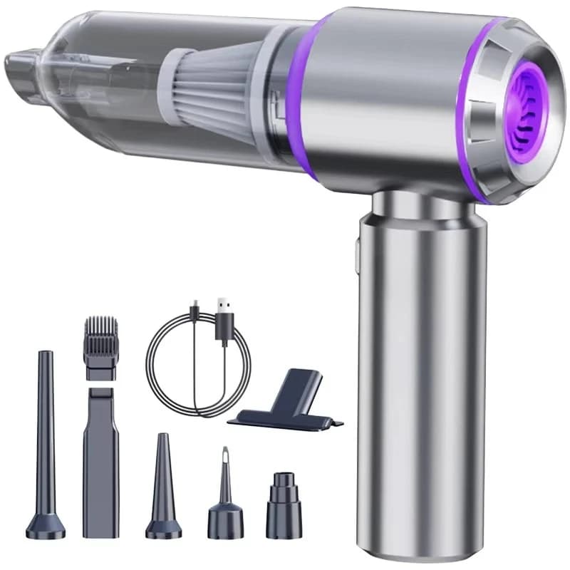 3-Level 20000pa Motor Lightweight 16000pa Brushless Car Wireless Vacuum Cleaner 6000mAh Battery Blower Suction