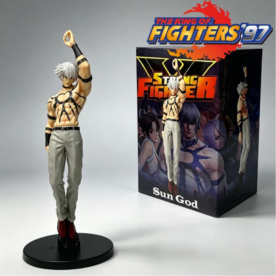 26cm The King Of Fighters '97 Classic Game Figure Orochi Action Figure Kyo Kusanagi/Iori Yagami Figurine Collection Model Toys