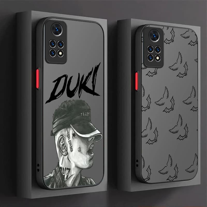 Moda Cool Rapper Duki Custodia per Xiaomi Redmi Nota 14 13 12 11 Pro Plus 5G 12S 11S 10S 10 9 Redmi 14C 13C 12C 12 4G A3 A3X Etui