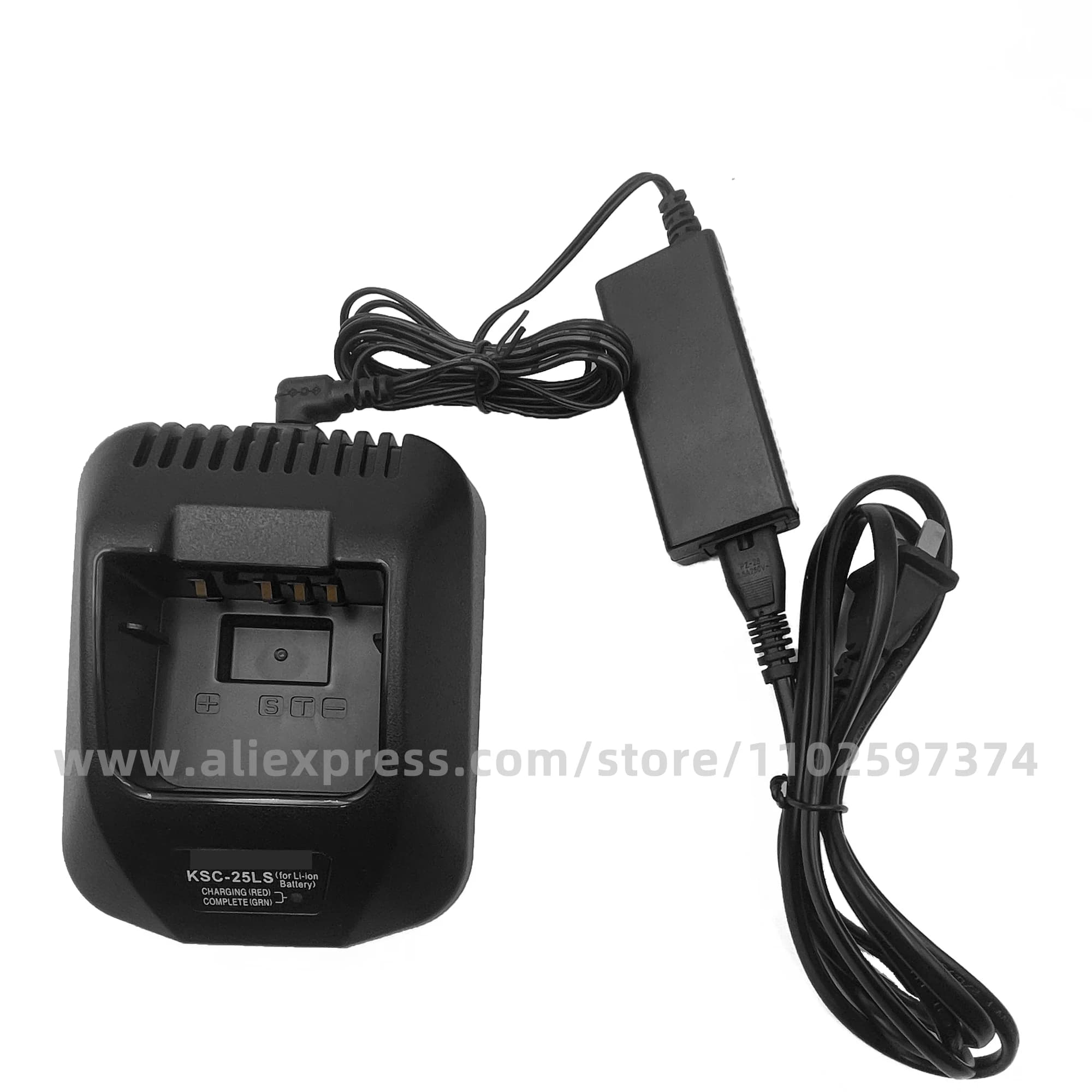 Caricabatterie Split KSC-25LS per Walkie Talkie Kenwood TK-D3188, NX320, 330, TK3178 ecc. Caricabatterie per Radio CB Kenwood