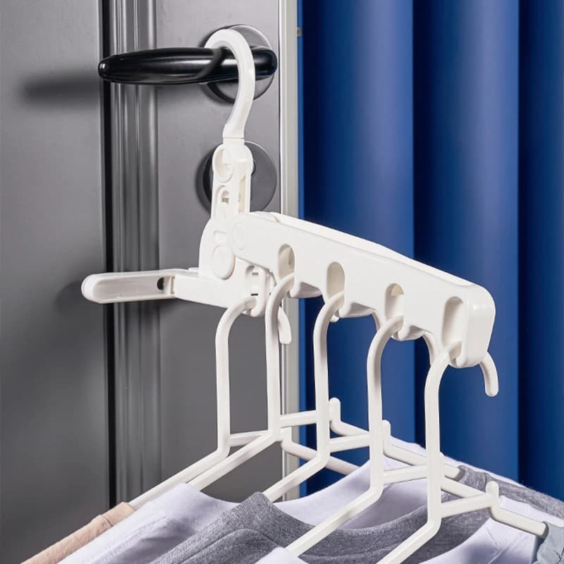 Foldable Travel Clothes Hanger Portable Travel Clothes Hanger Stendibiancheria with 5 travel clothes hangers for home use camping in hotel