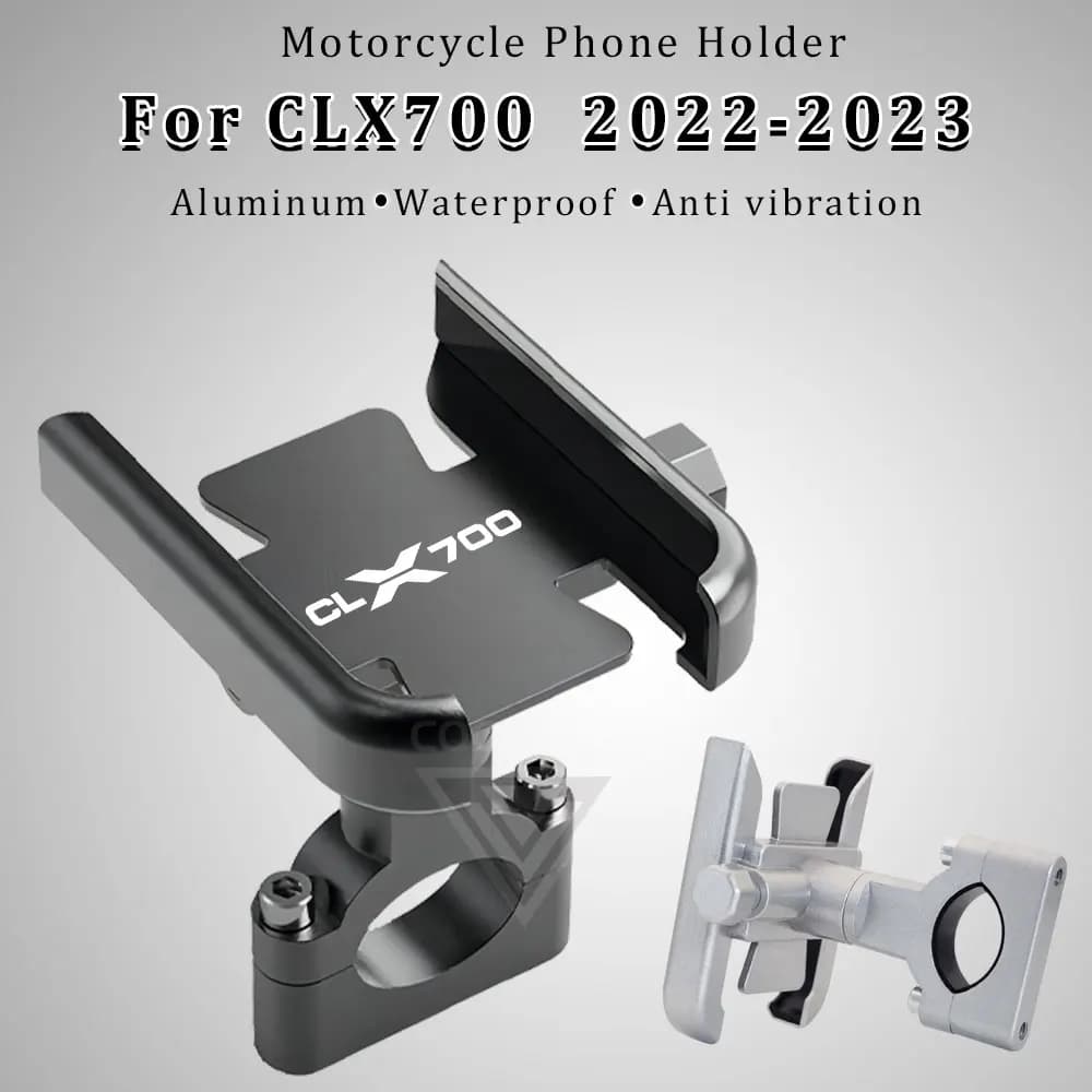 Per CFMOTO CLX700 Accessori CF MOTO CLX 700 Adventure 700CLX Sport Supporto per telefono per moto Supporto in lega di alluminio