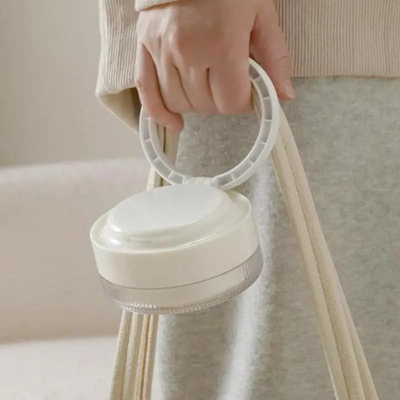 Scatola porta dentiere 2 in 1 multistrato con coperchio magnetico a tenuta stagna e spazzolino per la pulizia incluso