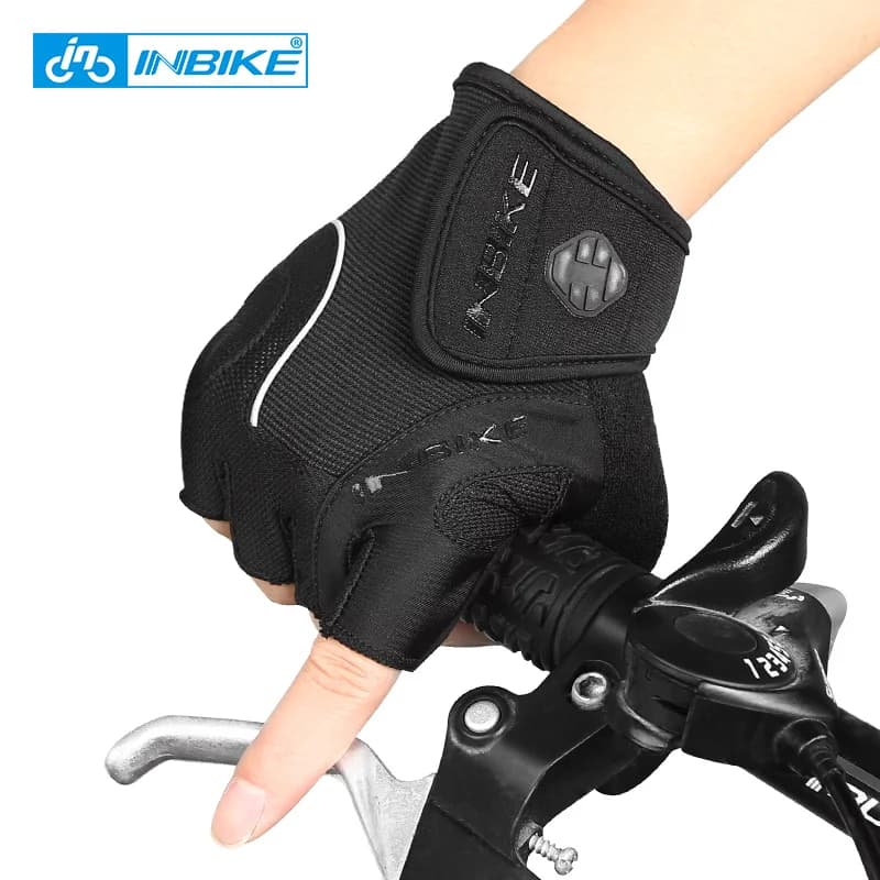 Summer Cycling Gloves INBIKE, Half fingers with Gel, for Men and Women, for Road Bike, Gym, Fitness, MTB, Model IF239