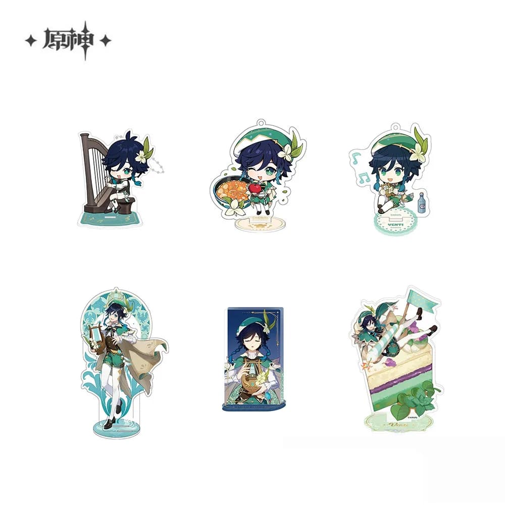 Sunsyea Merchandise ufficiale Genshin Impact da miHoYo Venti Collezione anime con ornamenti in acrilico