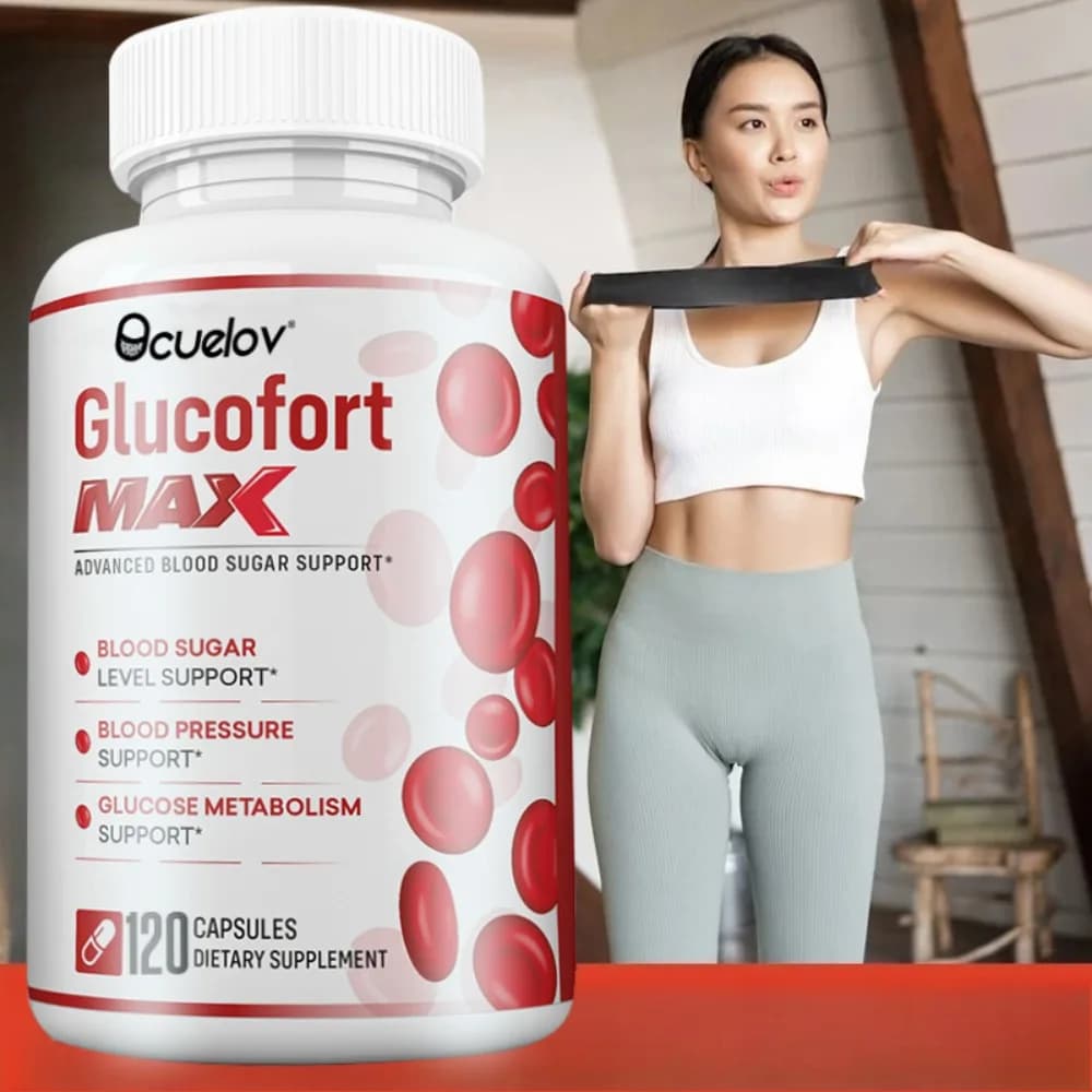 Integratore Glucofort in Capsule con Vitamina C, Ginseng, Supporto Avanzato per la Glicemia, Promuove il Sistema Immunitario, Stimola il Metabolismo