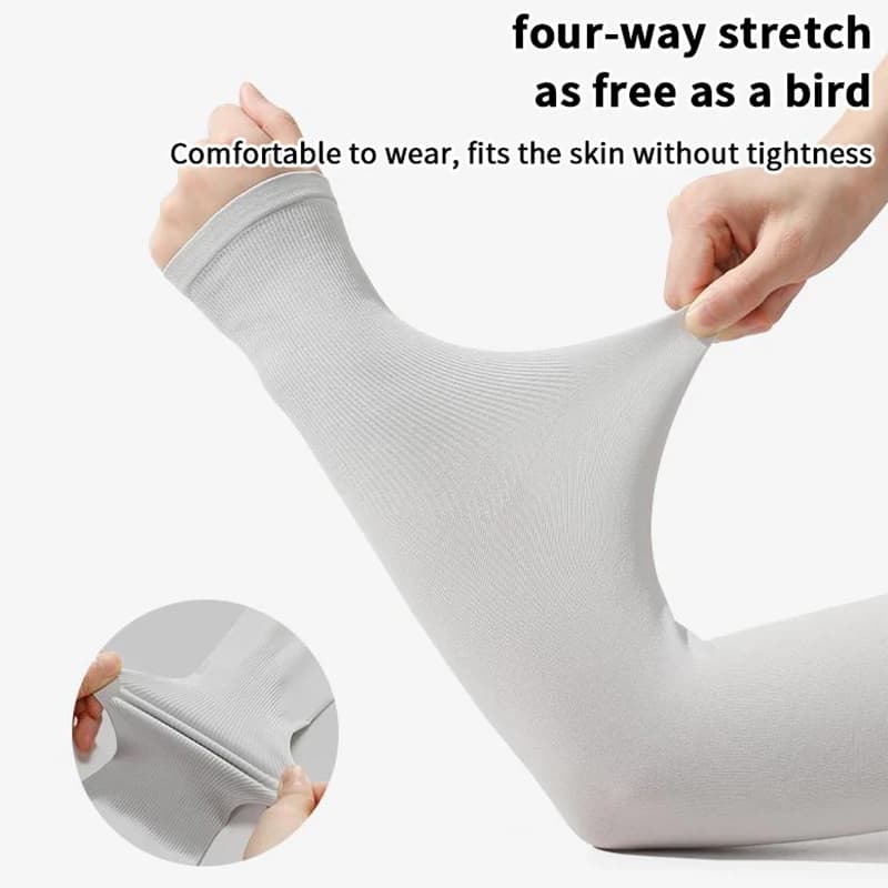 1Pair ESports Arm Sleeve For Mouse Pad Quick Drying Cooling With Thumbholes To Reduce Friction Absorb Sweat Sleeves-New
