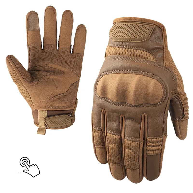 Men's Tactical Gloves with Touch Screen for Cycling, Open Sports, Motorcycle, Running, Hunting, Airsoft and Fighting