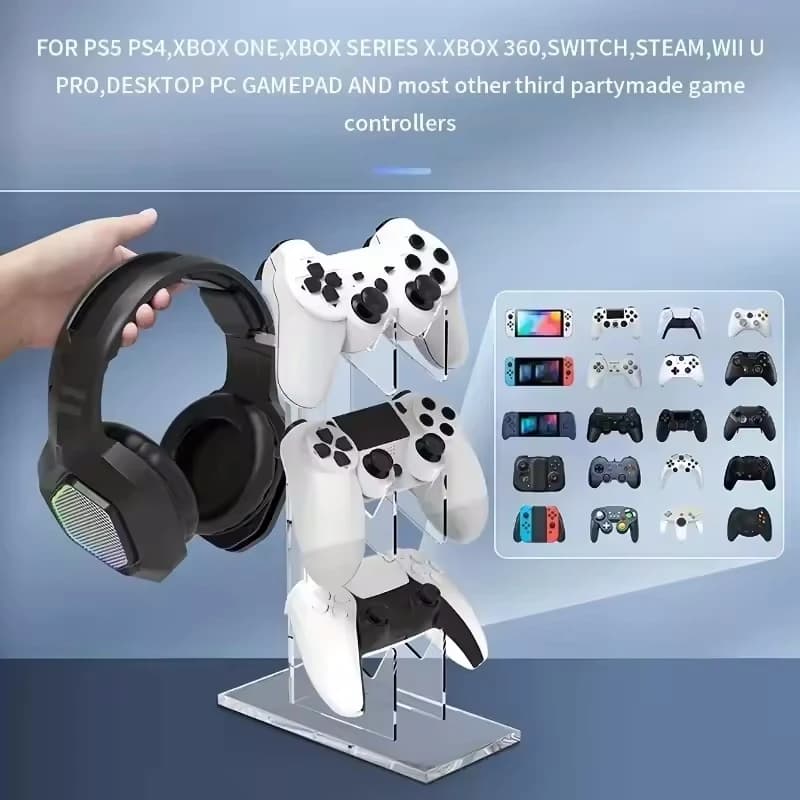 Supporto per controller di gioco per Playstation 5 4 3 2 PS5 PS4 PS3 Dualsense Dualshock Switch Pro Supporto per accessori di controllo Xbox