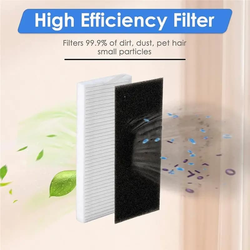 B98A Replacement Parts for Lefant M1 Robot Vacuum Cleaner Roller Brush Side Brushes HEPA Filters Mop Pads