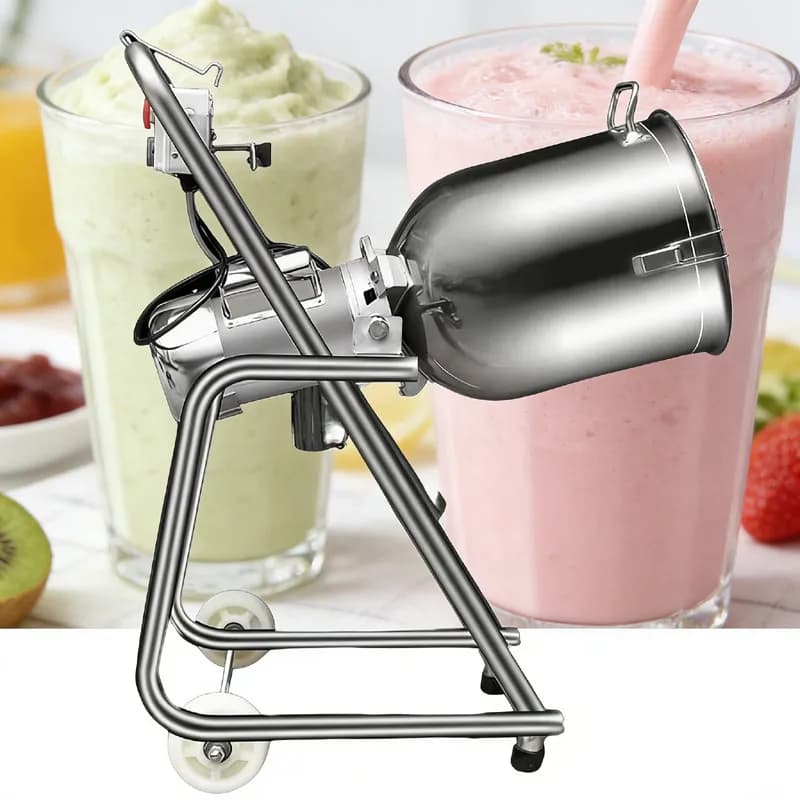 Fruit Vegetable Juice Extractor Commercial Ice Jam Blender Machine for Restaurant & Milk Tea Shop High-Speed Breaker Machine