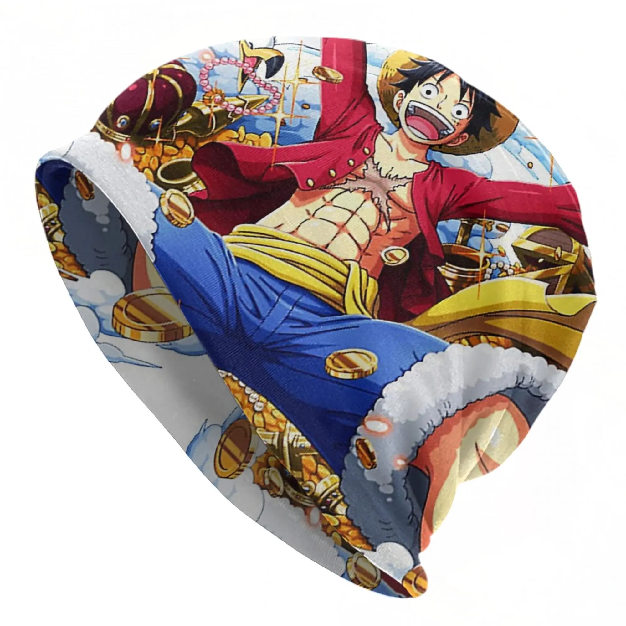 Monkey D Luffy Bonnet Hats Hip Hop Outdoor Skullies Beanies Hats One Piece Unisex Summer Thermal Elastic Cap