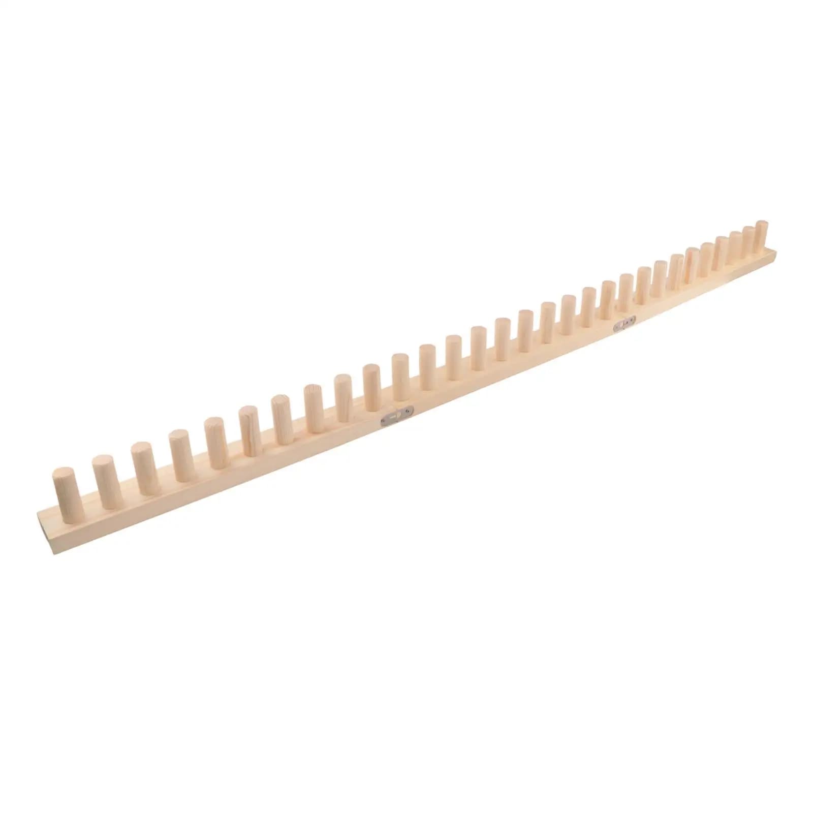 Wooden Knitting Loom Set for Chunky Blankets Adjustable Weaving Frame for DIY Yarn Crafts Beginner Friendly Design